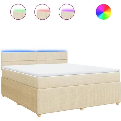 vidaXL Bett mit LED-Beleuchtung - Bett vidaXL Bett mit LED-Beleuchtung - Bett