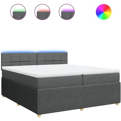 vidaXL Bloc Dunkelgrau 200x200cm Bett - Bett vidaXL Bloc Dunkelgrau 200x200cm Bett - Bett