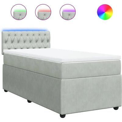 vidaXL Bett mit LED-Leuchten - Unterstützung & Komfort vidaXL Bett mit LED-Leuchten - Unterstützung & Komfort