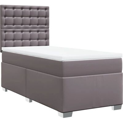 vidaXL Boxspringbett mit verstellbarem Kopfteil - Bett vidaXL Boxspringbett mit verstellbarem Kopfteil - Bett