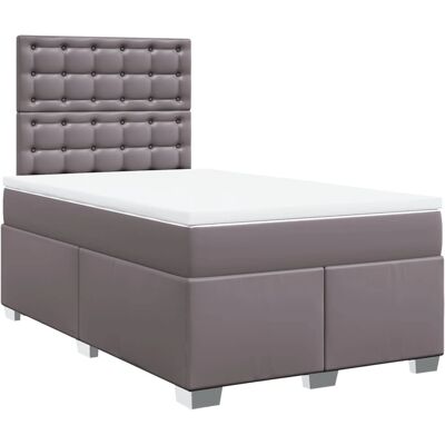 vidaXL Modèle 3290714 Lit en Similicuir Gris - Lit - Publicité vidaXL Modèle 3290714 Lit en Similicuir Gris - Lit - Publicité