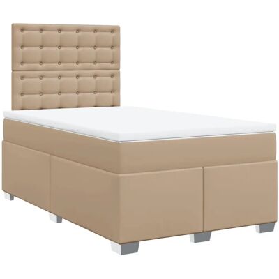 vidaXL Verstellbares Cappuccino Bett - Taschenfederkern, Abnehmbarer Bezug - Bett vidaXL Verstellbares Cappuccino Bett - Taschenfederkern, Abnehmbarer Bezug - Bett