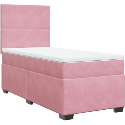 VidaXL 3290761 Bett - Samtrosarrosa 80x200cm - Bett VidaXL 3290761 Bett - Samtrosarrosa 80x200cm - Bett
