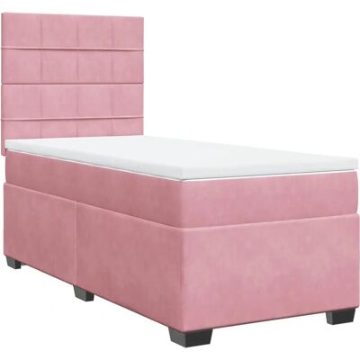 VidaXL Bett mit Rosa Samt, Modell 3290839 - Bett VidaXL Bett mit Rosa Samt, Modell 3290839 - Bett