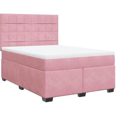 vidaXL Boxspringbett mit Matratze - Bett vidaXL Boxspringbett mit Matratze - Bett