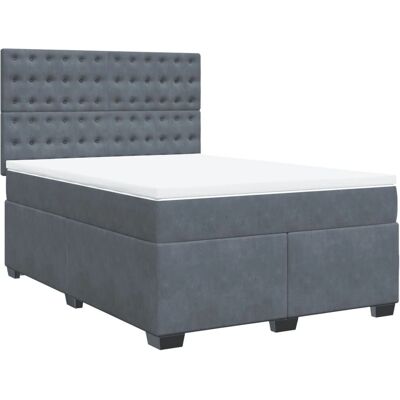 vidaXL Boxspringbett mit Matratze - Bett vidaXL Boxspringbett mit Matratze - Bett