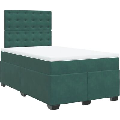 VidaXL Bett mit Samt Dunkelgrün Unterstützung - Bett VidaXL Bett mit Samt Dunkelgrün Unterstützung - Bett