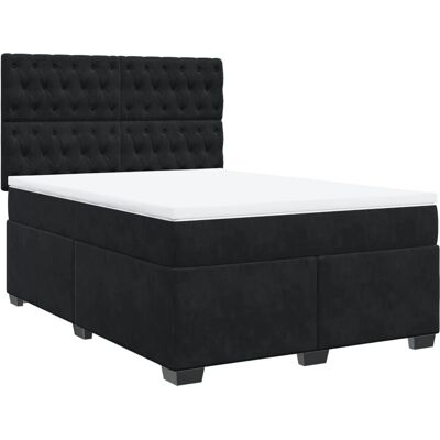 vidaXL Boxspringbett mit Matratze - Bett vidaXL Boxspringbett mit Matratze - Bett