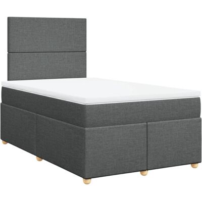 vidaXL Boxspringbett mit verstellbarem Kopfteil - Bett vidaXL Boxspringbett mit verstellbarem Kopfteil - Bett
