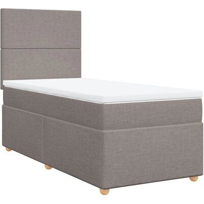 VidaXL Bett - Graues Taupe Taschenfeder - Bett VidaXL Bett - Graues Taupe Taschenfeder - Bett