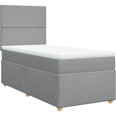 vidaXL Boxspringbett mit Matratze - Bett vidaXL Boxspringbett mit Matratze - Bett