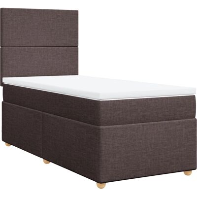 VidaXL 573801 dunkelbraune Boxspringbett - Bett VidaXL 573801 dunkelbraune Boxspringbett - Bett