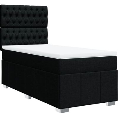 vidaXL Boxspringbett mit Matratze - Bett vidaXL Boxspringbett mit Matratze - Bett