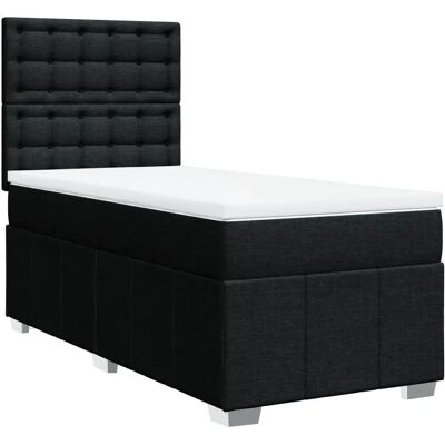 vidaXL Knöpfe Bett - Schwarz - Bett vidaXL Knöpfe Bett - Schwarz - Bett