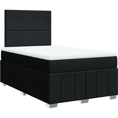 vidaXL Schwarzes Boxspringbett mit Matratze - Boxspring Bett vidaXL Schwarzes Boxspringbett mit Matratze - Boxspring Bett