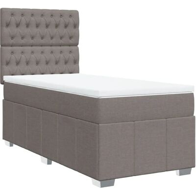 VidaXL Modell 3291744 Grau Taupe Bett - Unterstützung Matratze VidaXL Modell 3291744 Grau Taupe Bett - Unterstützung Matratze