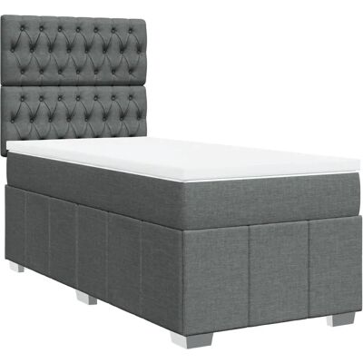 vidaXL Boxspringbett mit Matratze - Bett vidaXL Boxspringbett mit Matratze - Bett