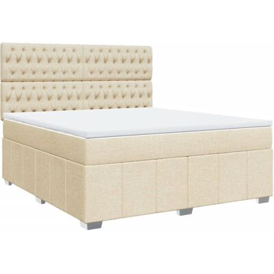 VidaXL 3291759 Bett - Taschenfederkern, verstellbares Kopfteil, atmungsaktiver Bezug - Bett VidaXL 3291759 Bett - Taschenfederkern, verstellbares Kopfteil, atmungsaktiver Bezug - Bett