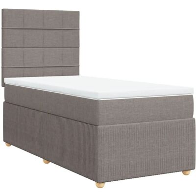 VidaXL 3291915 bed - Grijs taupe stof VidaXL 3291915 bed - Grijs taupe stof
