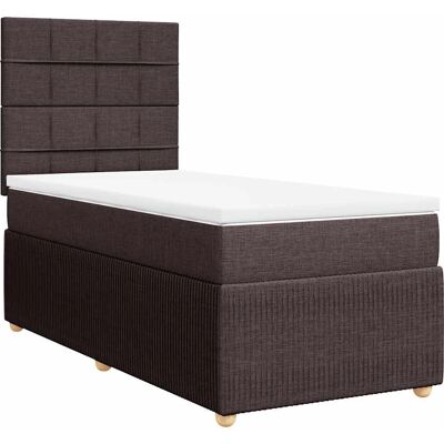VidaXL Bett mit Höhenverstellbarem Kopfteil - Taschenfederkernmatratze VidaXL Bett mit Höhenverstellbarem Kopfteil - Taschenfederkernmatratze