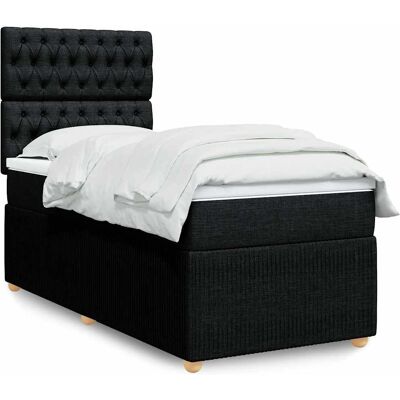 vidaXL Boxspringbett - Taschenfeder, Höhenverstellbares Kopfteil, Waschbarer Bezug vidaXL Boxspringbett - Taschenfeder, Höhenverstellbares Kopfteil, Waschbarer Bezug