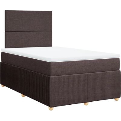 VidaXL Bett - Dunkelbrauner Taschenfederkernmatratze - Bett VidaXL Bett - Dunkelbrauner Taschenfederkernmatratze - Bett