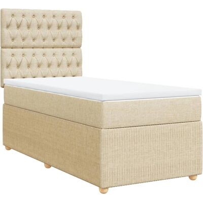 vidaXL Bett mit Unterstützungsmatratze - Bett vidaXL Bett mit Unterstützungsmatratze - Bett