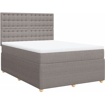 VidaXL 566527 graubraune Bett - Höhenverstellbare Unterstützung VidaXL 566527 graubraune Bett - Höhenverstellbare Unterstützung