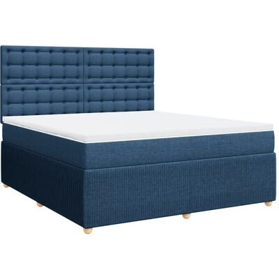 VidaXL Bett - Blau, 180x200cm, Unterstützend, Verstellbar, Abnehmbarer Bezug VidaXL Bett - Blau, 180x200cm, Unterstützend, Verstellbar, Abnehmbarer Bezug