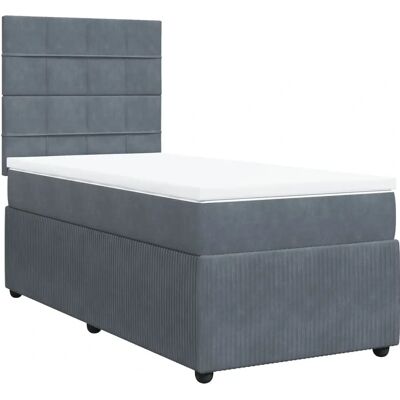 VidaXL Bett mit Taschenfederkernmatratze und verstellbarem Kopfteil VidaXL Bett mit Taschenfederkernmatratze und verstellbarem Kopfteil
