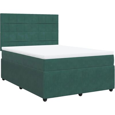 vidaXL Modell 3292361 Bett - Dunkelgrün Samt vidaXL Modell 3292361 Bett - Dunkelgrün Samt