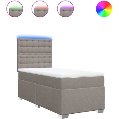 VidaXL Bett mit LED-Beleuchtung - Unterstützend & Höhenverstellbar VidaXL Bett mit LED-Beleuchtung - Unterstützend & Höhenverstellbar