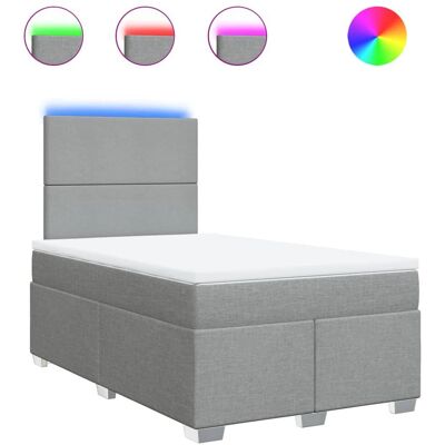 Lit VidaXL avec Lumières LED - Matelas à Ressorts ensachés - Publicité Lit VidaXL avec Lumières LED - Matelas à Ressorts ensachés - Publicité