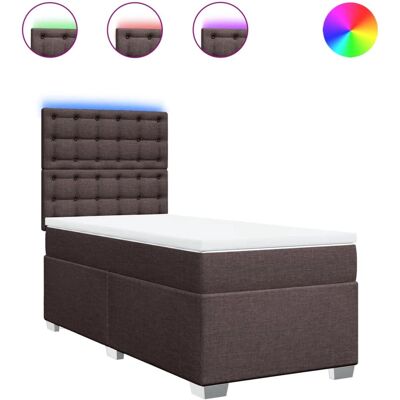 vidaXL Knö Dark Braun Boxspringbett - Bett vidaXL Knö Dark Braun Boxspringbett - Bett