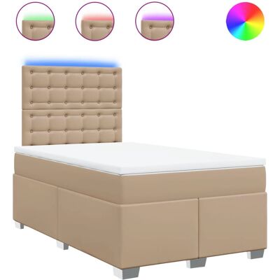 vidaXL Boxspringbett mit Matratze und LED-Beleuchtung - Bettart vidaXL Boxspringbett mit Matratze und LED-Beleuchtung - Bettart