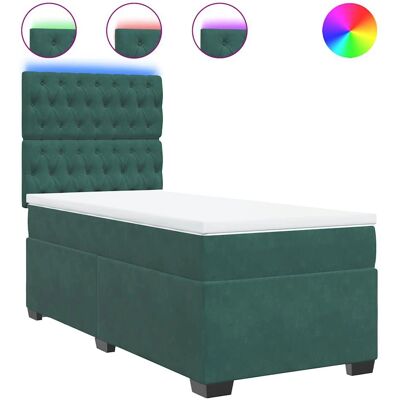 VidaXL Bett - Dunkelgrüner Samtvel 80x200cm VidaXL Bett - Dunkelgrüner Samtvel 80x200cm