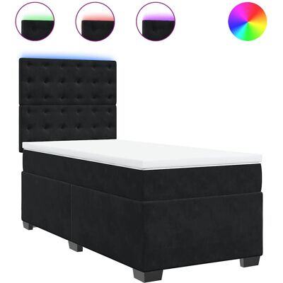 vidaXL 3293076 Betten mit Samt und LED-Beleuchtung - Bett vidaXL 3293076 Betten mit Samt und LED-Beleuchtung - Bett
