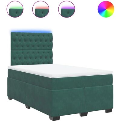 VidaXL 3293191 Bett - Dunkelgrüner Samt 120x200cm VidaXL 3293191 Bett - Dunkelgrüner Samt 120x200cm