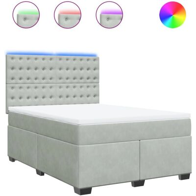 vidaXL Knöpfe Bett - Komfortabler Samt 140x190cm vidaXL Knöpfe Bett - Komfortabler Samt 140x190cm