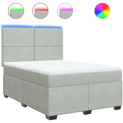 vidaXL 3293248 Bett - Unterstützung Samt Modernes Bett vidaXL 3293248 Bett - Unterstützung Samt Modernes Bett