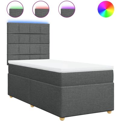 vidaXL Boxspringbett mit Matratze - Bett vidaXL Boxspringbett mit Matratze - Bett