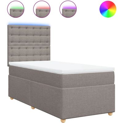 VidaXL Bett - Verstellbares Kopfteil, LED-Beleuchtung, Memory-Schaum-Matratze VidaXL Bett - Verstellbares Kopfteil, LED-Beleuchtung, Memory-Schaum-Matratze