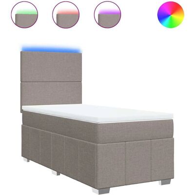 VidaXL Bett - Verstellbares Kopfteil - Moderner Stil VidaXL Bett - Verstellbares Kopfteil - Moderner Stil
