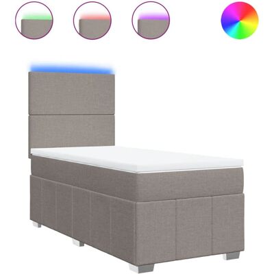 VidaXL Modell 405416 - Unterstützendes Bett mit LED & Höhenverstellbarem Kopfteil VidaXL Modell 405416 - Unterstützendes Bett mit LED & Höhenverstellbarem Kopfteil