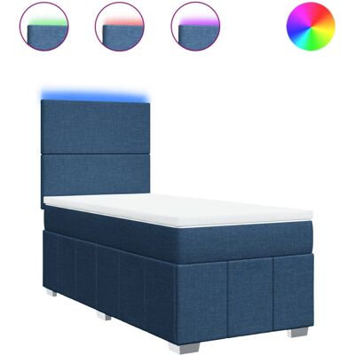 vidaXL Bett mit verstellbarer LED-Beleuchtung - Bett vidaXL Bett mit verstellbarer LED-Beleuchtung - Bett