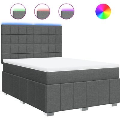 VidaXL Modell 3294048 Dunkelgraues Bett - Unterstützung Taschenfederkern VidaXL Modell 3294048 Dunkelgraues Bett - Unterstützung Taschenfederkern