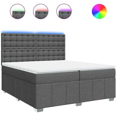 VidaXL 3294090 - Dunkelgraues Boxspringbett VidaXL 3294090 - Dunkelgraues Boxspringbett