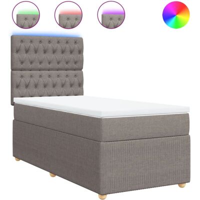 VidaXL Modell 3294194 - Taupe Boxspringbett VidaXL Modell 3294194 - Taupe Boxspringbett