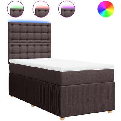 vidaXL 3294256 Boxspringbett - Dunkelbraun vidaXL 3294256 Boxspringbett - Dunkelbraun