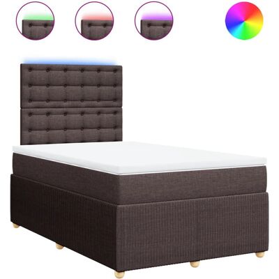 vidaXL Boxspringbett mit verstellbarem Kopfteil - 120x190 cm - Bett vidaXL Boxspringbett mit verstellbarem Kopfteil - 120x190 cm - Bett
